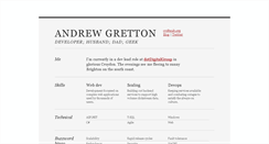 Desktop Screenshot of andrewgretton.com