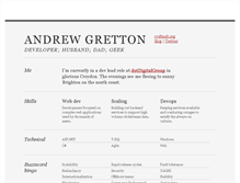 Tablet Screenshot of andrewgretton.com